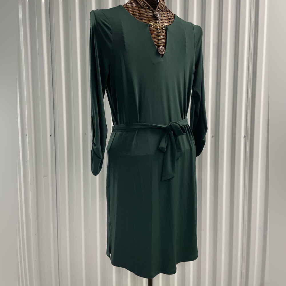 NWT Michael Kors Green Dress with Gold Accents Size Medium